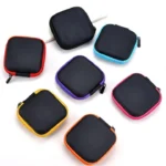 Handfree Cover Charger Hard Case eva Coin Carrying Bag Earphone Earbuds Hand free Square Shape Storage Handsfree Cable Key Pouch Zipper Storage Mini Box
