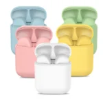 TWS Airpods Newmine Pink Bluetooth Airpods_pRO with Super Sound & High Quality Touch Sensors